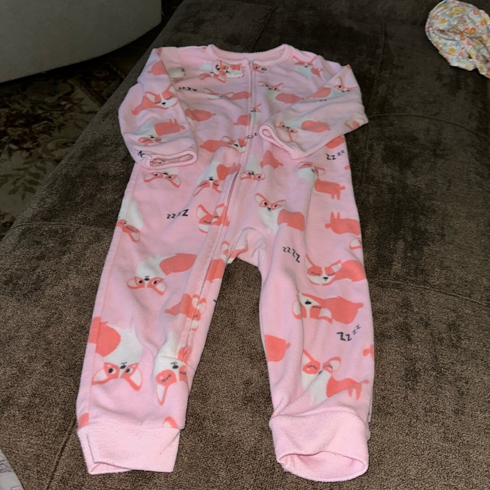 Carter’s Korgi Fleece Zipper Pjs Sleeper Size 3T